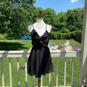 BCBG Black spaghetti strap dress